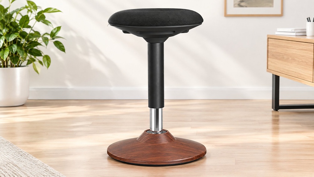 ERGO COLLECT active wobble stool with height-adjustable base for standing desks