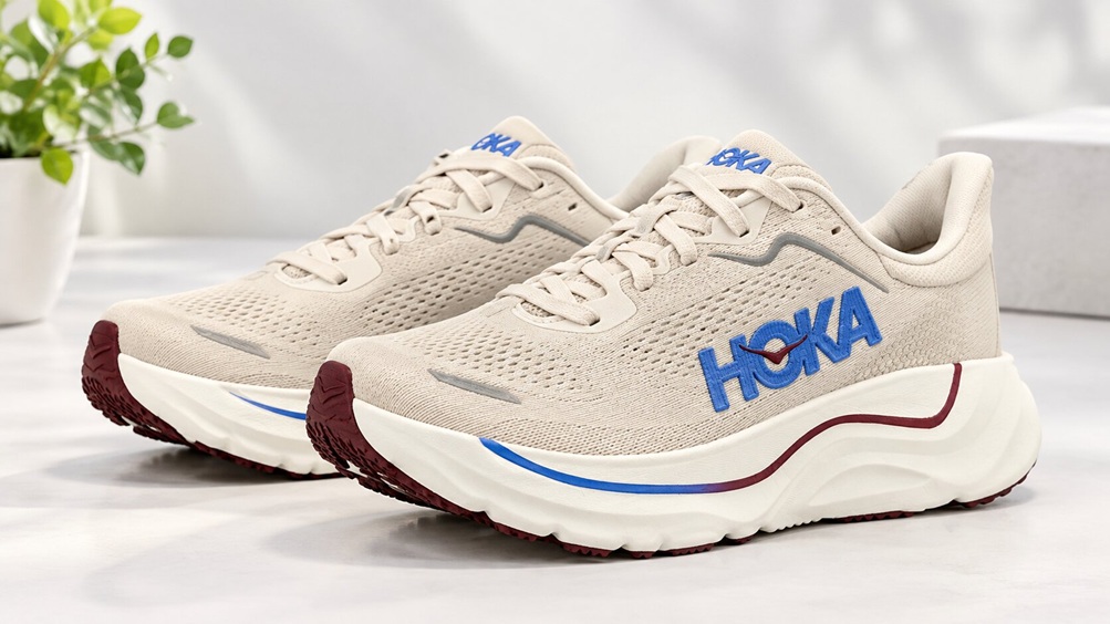 Hoka Arahi 9 ergonomic running shoe with J-Frame stability midsole