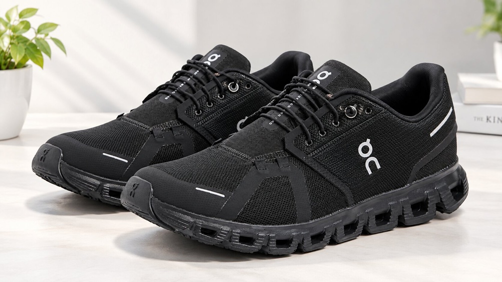 On Cloud ergonomic running shoe with CloudTec cushioning outsole